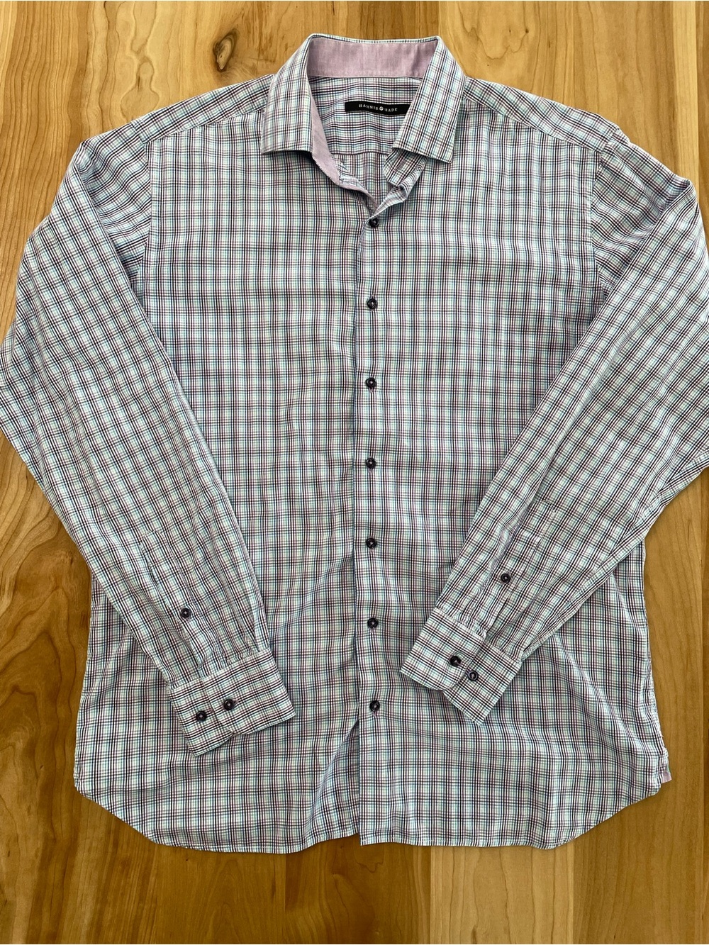Hammer Made Men’s Long Sleeve Button Up 100% Cotton Shirt 41/16